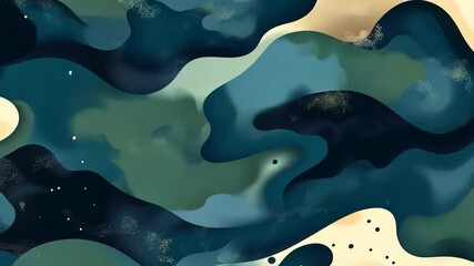 Wall Mural - abstract smoke with flowing waves and liquid texture