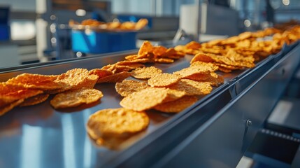 Poster - Automated production of snack line wheat thins in a modern factory environment for technical insight