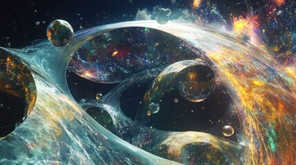 Poster - A surreal representation of quantum superposition,