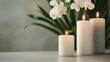 © Phanupong - Relaxing candlelight meditation scene with orchids indoor space tranquil ambiance