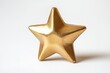 © MK - Gold star shape on white background