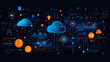 © Photo by mQ - A background showcasing digital transformation with a cloud rising against a technological backdrop, symbolizing innovation and modernity.
