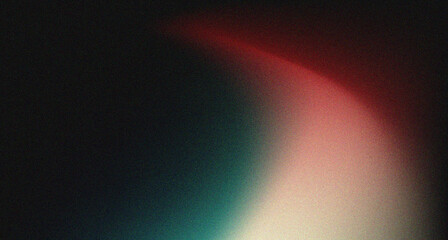 Wall Mural - abstract dark red green yellow gradient noise texture banner, grainy gradient background