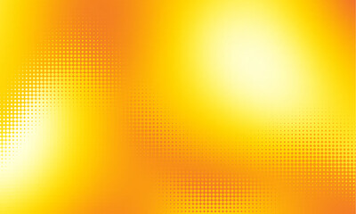 Fototapete - Abstract blurred ochre yellow tone lights background. Blur and halftone effect