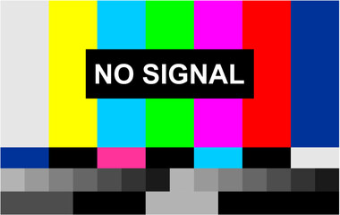 television no signal screen