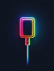 Poster - Plug multi color style icon. Simple thin line, outline of internet things icons for ui and ux, website or mobile application