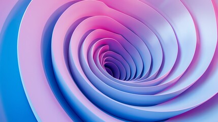Canvas Print - an abstract background with a swirl of pink and blue.