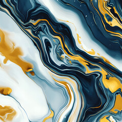 Poster - Abstract fluid art creative studio digital artwork vibrant colors aerial view modern aesthetic