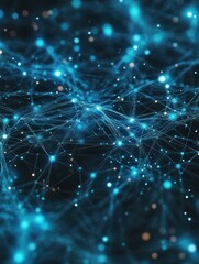 Poster - 5G Network internet concept background. Creative glowing