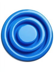 Poster - Blue 5G network icon 3d illustration isolated on white background