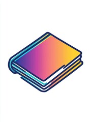 Aufkleber - Notebook multi color style icon. Simple thin line, outline of internet things icons for ui and ux, website or mobile application