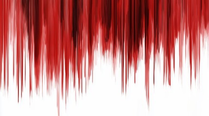 Poster - Creative use of red paint drips in abstract artwork creating a dramatic visual effect in a modern art setting