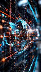 Poster - Global economic volatility analyzing data trends in technology and industry environments through innovative viewpoints