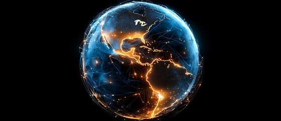 Poster - Global economic volatility analyzing the impact of technology on connectivity and trade in a digital world
