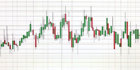 Poster - detailed candlestick chart for spot trading analysis showcasing price movements and trading patterns