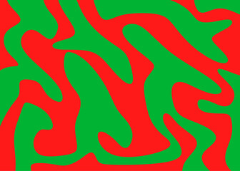 Poster - Abstract background with wavy lines pattern