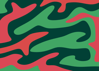 Poster - Abstract background with colorful oil painting pattern