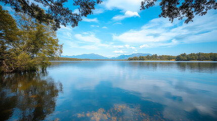 lake and forest