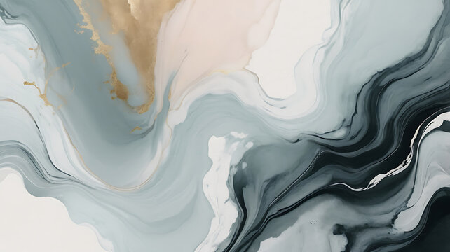 Immerse in elegance with this marble textures alcohol ink colorful abstract art featuring smooth ombre patterns design.