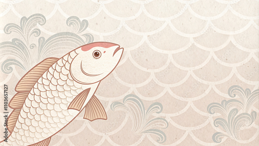 Cartoon fish vector illustration, perfect for Asian design Stock ...