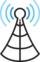 Poster - Communication Transmitter Tower Icon
