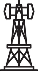 Poster - Network and Communication Tower Icon
