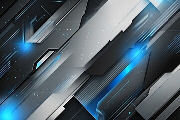 Fototapete - Minimalistic vector background with soft gradients and abstract shapes, perfect for text overlay and versatile design use