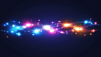 Fototapete - Minimalistic vector background with soft gradients and abstract shapes, perfect for text overlay and versatile design use