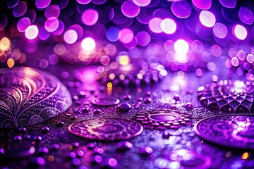 Poster - Modern Purple Abstract Background Design in Low Light Photography, Perfect for Creative Projects, Digital Art, and Contemporary Visuals, Inspiring Unique Aesthetics and Vibrant Colors