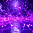 © Pixel Diversity - Creative glowing purple metaverse space backdrop abstract world and innovation concept polygonal wallpaper concept digital design