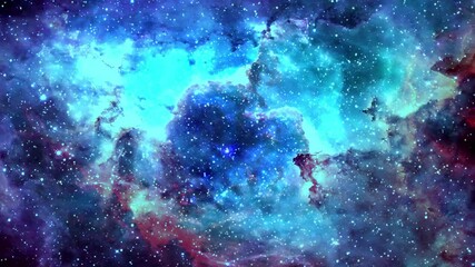 Wall Mural - outer space background nebula particles