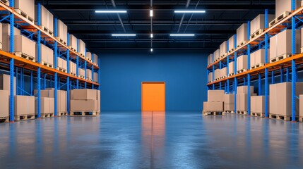 Poster - Modern Technology Retail Warehouse: Digital and Visual Processes of Industry 4.0 for Goods Analysis