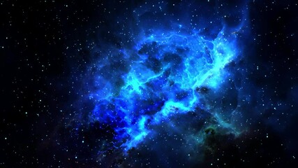 Wall Mural - outer space background nebula particles