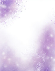 Wall Mural - abstract christmas background - abstract purple winter background with snow - generative ai