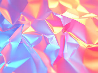 Poster - vibrant colorful textures abstract art composition digital design modern aesthetic close-up view vis
