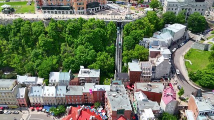 Wall Mural - Quebec City from above, Canada