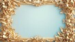 © Pixcellence - Ornate Gold Frame with Floral Motifs - Decorative Interior Design