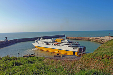 Haute Normandie, ville et port de Dieppe