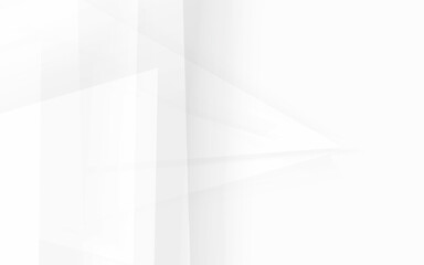 Poster - white triangle geometric abstract background