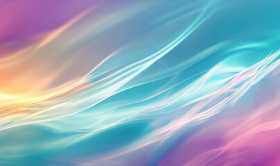 Wall Mural - Abstract Colorful Wave Background