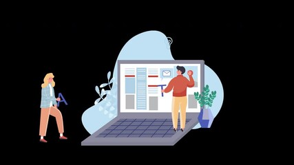 Poster - Flat Concept Animation