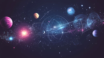 Wall Mural - sacred geometry stars