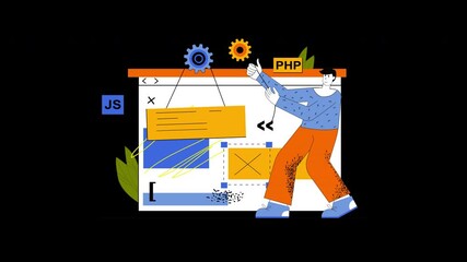 Poster - Flat Concept Animation