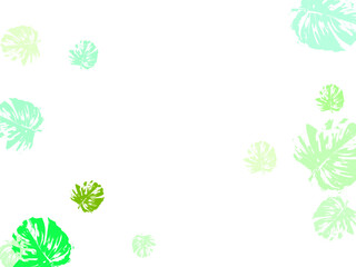 Wall Mural - green leaves background