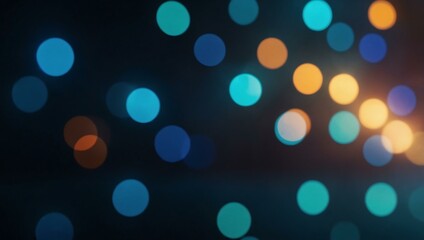 Abstract light flare pattern with blue bokeh reflection.