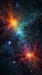 abstract starry background with a cosmic theme.