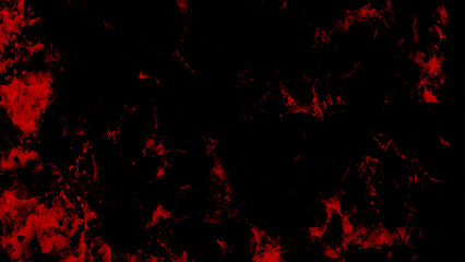 abstract red pattern on black background side view