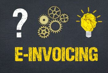 Wall Mural - E-Invoicing	
