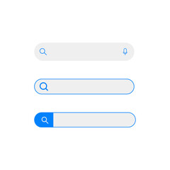 Wall Mural - blue search titles bar icon