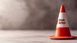 © Bonsales - Orange traffic cone signaling risk area, emphasizing hazard and safety precautions